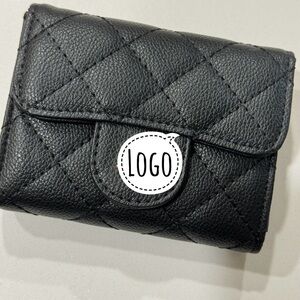 Black Quilted Caviar Wallet